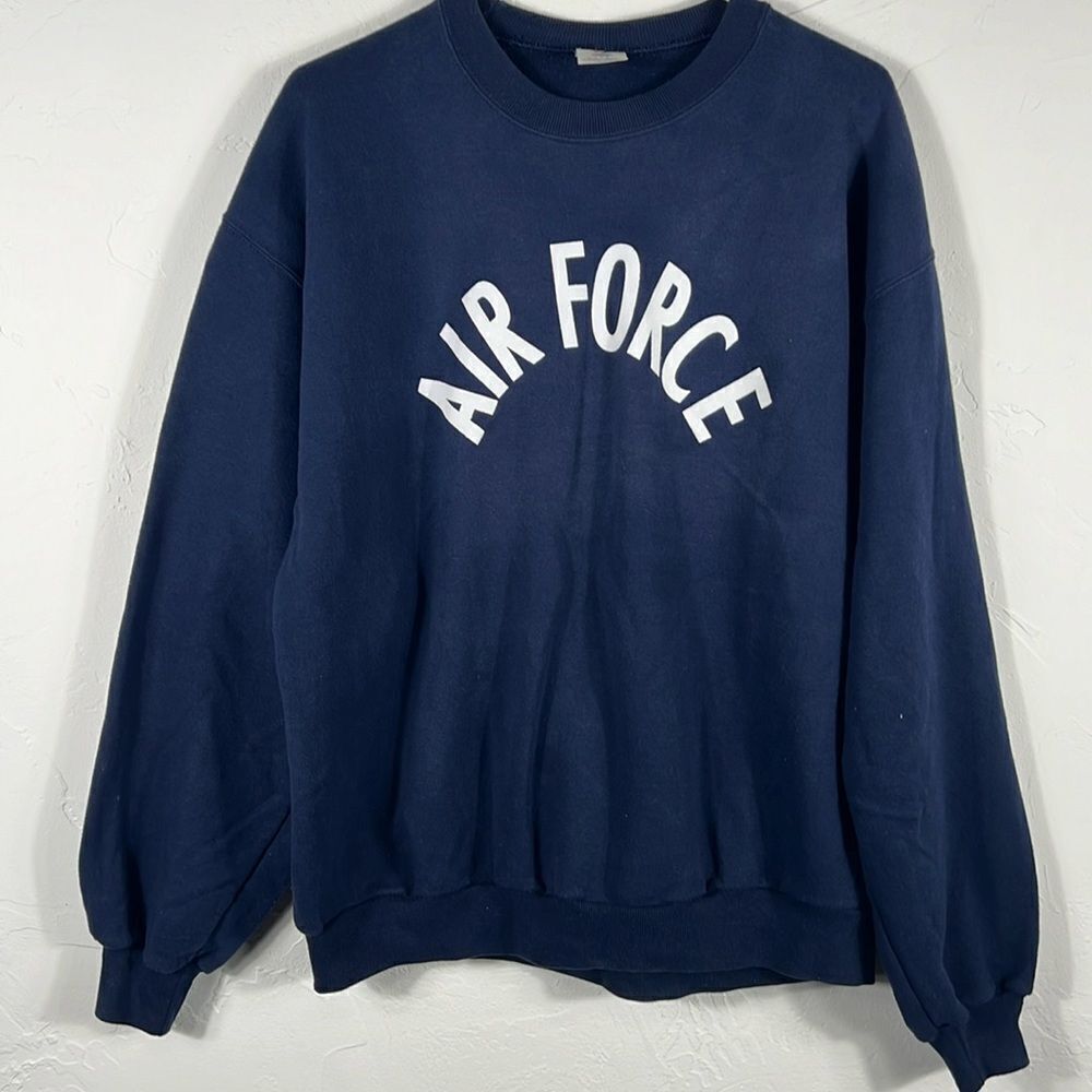 Vintage UNITED STATES AIR FORCE Pullover Crewneck Sweatshirt Sz Lg‎ - EUC